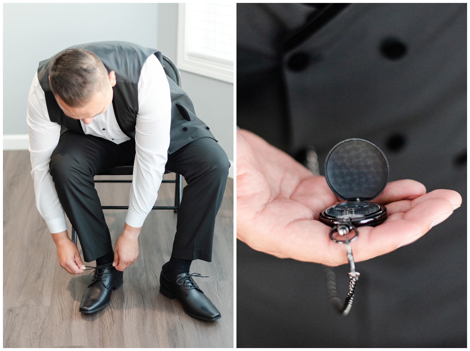 groom personalized pocket watch gift